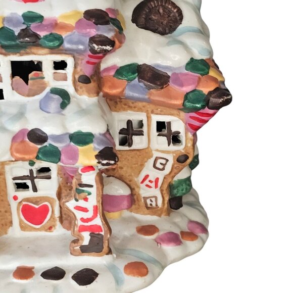 1992 Giny Plum Puddin' Place,‎ Meeting Gingerbread House Christmas Village Light - Picture 6 of 15